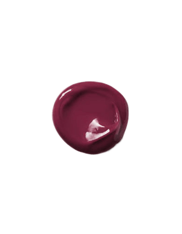 A circle of burgundy liquid, echoing rose gold hues, graces a white background, embodying the essence of Moroccanoil Color Depositing Mask Rose Gold 6.7 oz / 200mL.